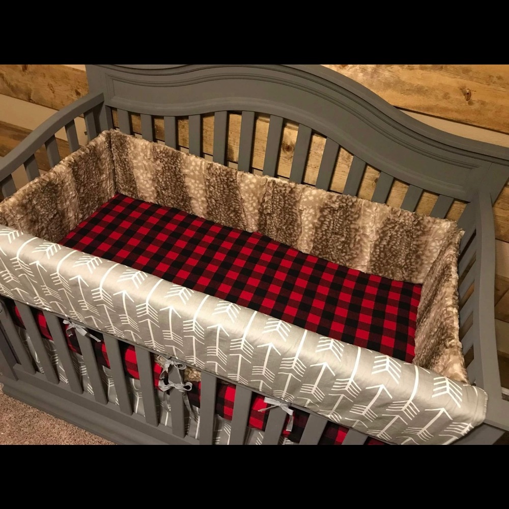 🦌🦌Deer Print Crib Bumper🦌🦌